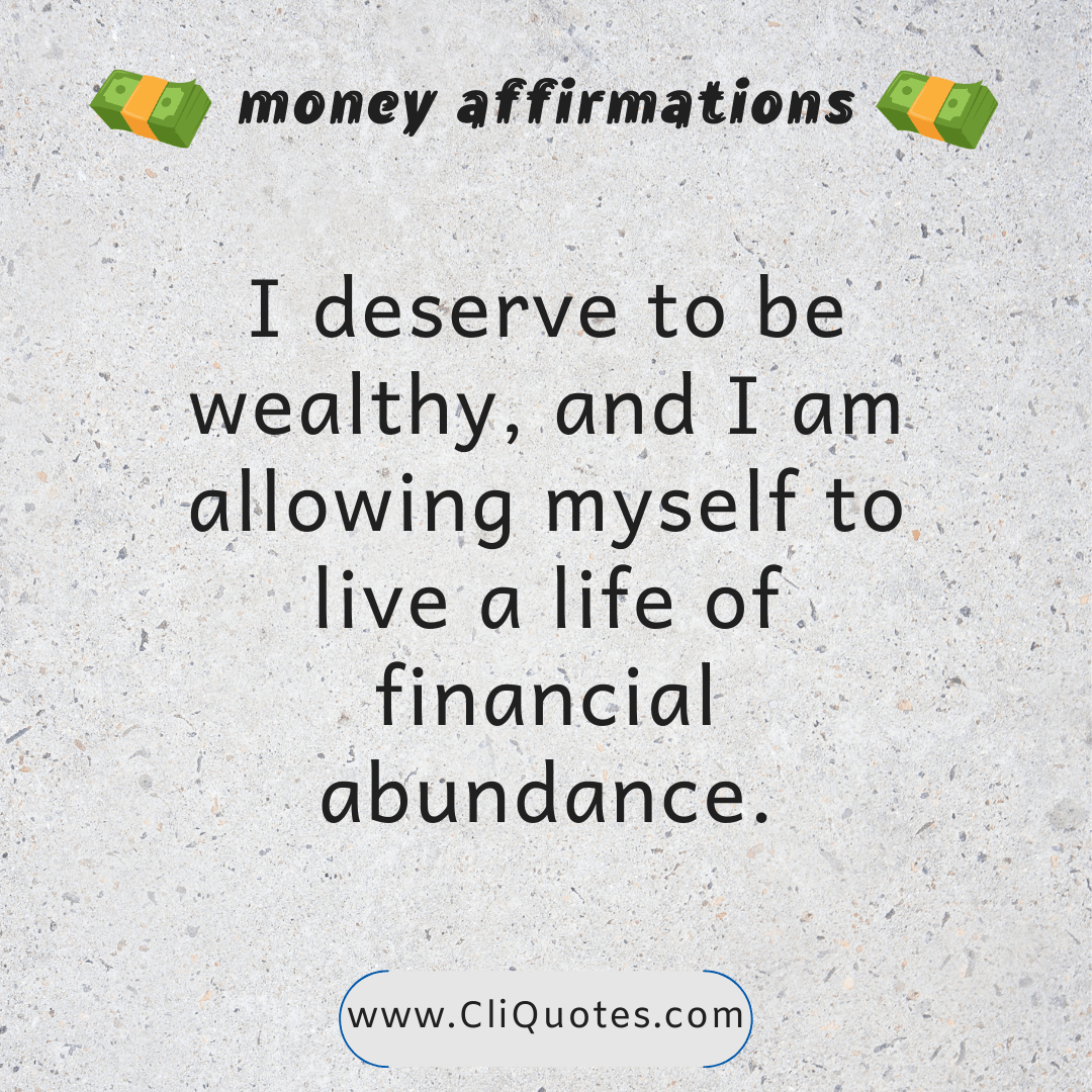 Money Affirmations #4
